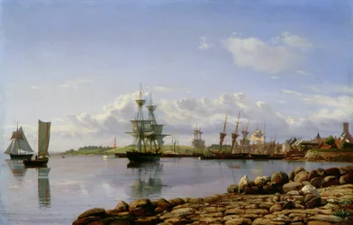 Lodní doprava z baltského přístavu